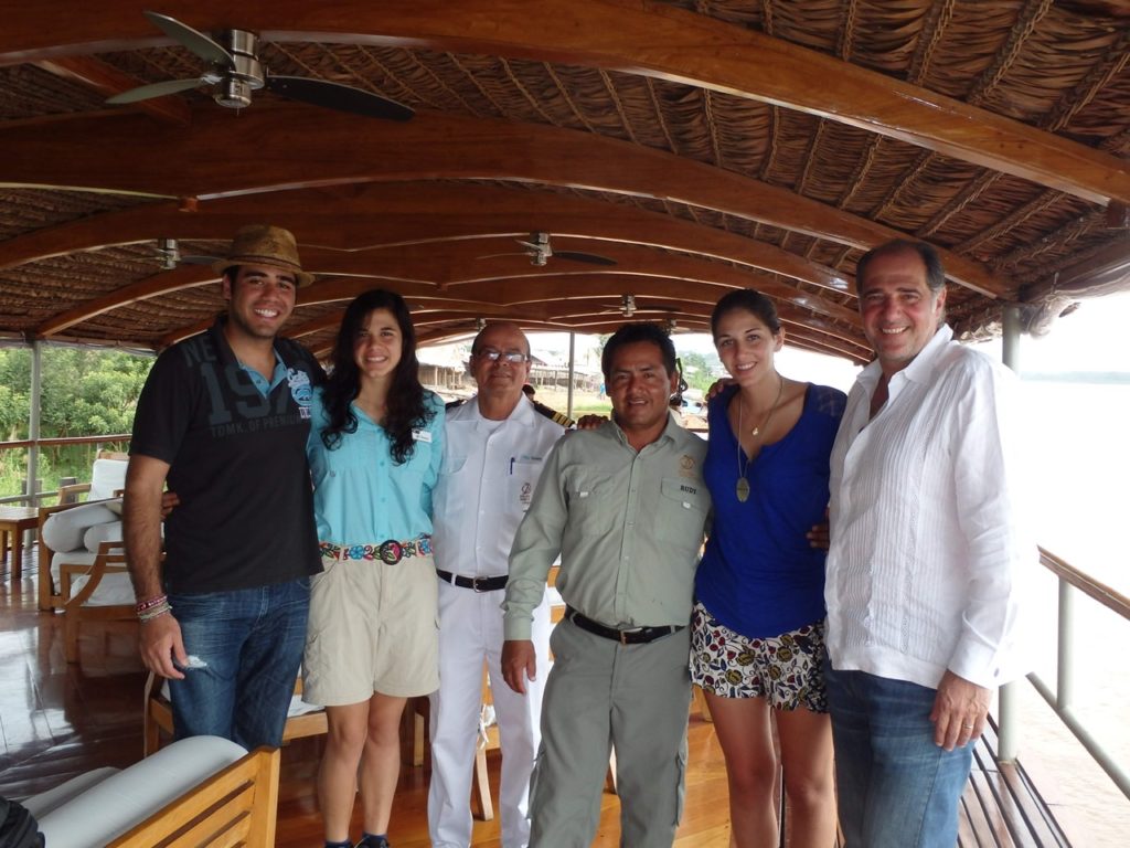 Captain and guide Rudy on journey to the amazon