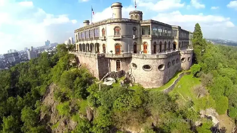 Castillo de chapultepec, only castle in america 