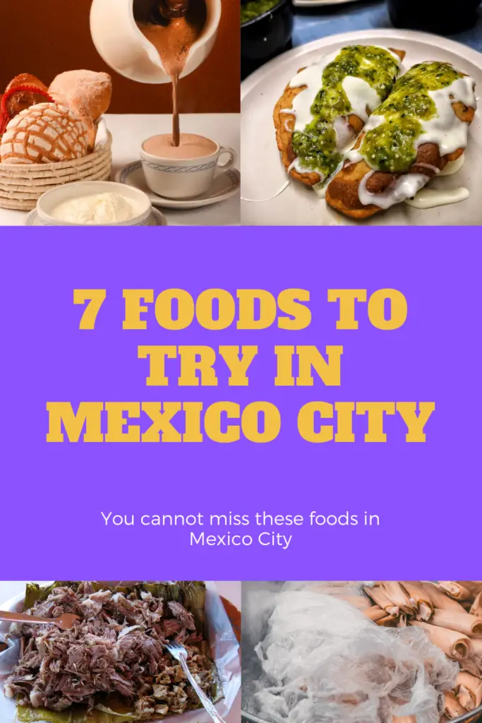 Best foods to try in mexico city