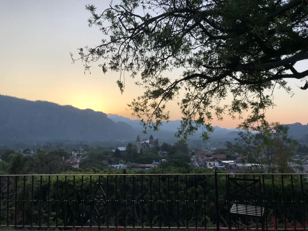 View from Posada delTepozteco of Tepoztlan Magical City