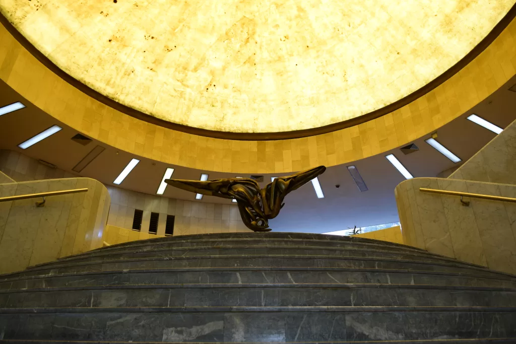 Inside of the Museo de arte moderno in mexico city