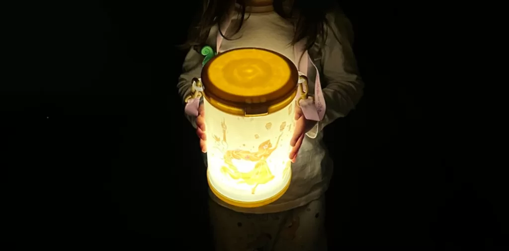 Tangled lantern popcorn bucket at Tokyo Disneyland 