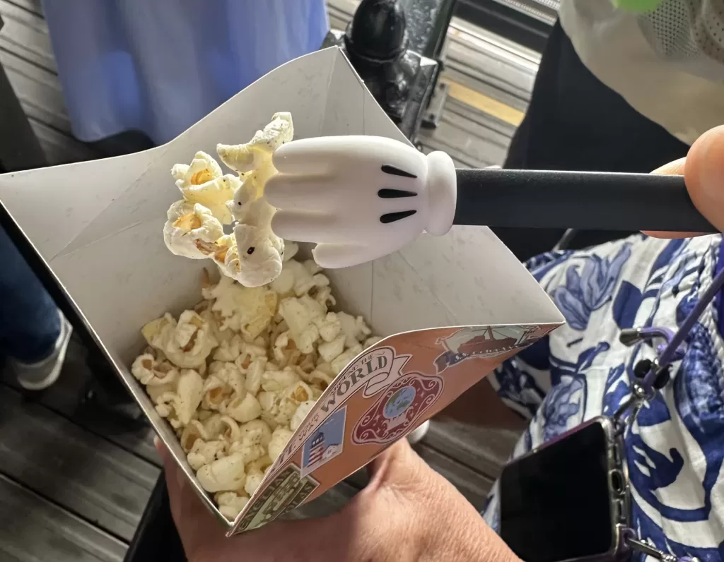 Tokyo Disney popcorn and mickey glove popcorn thongs